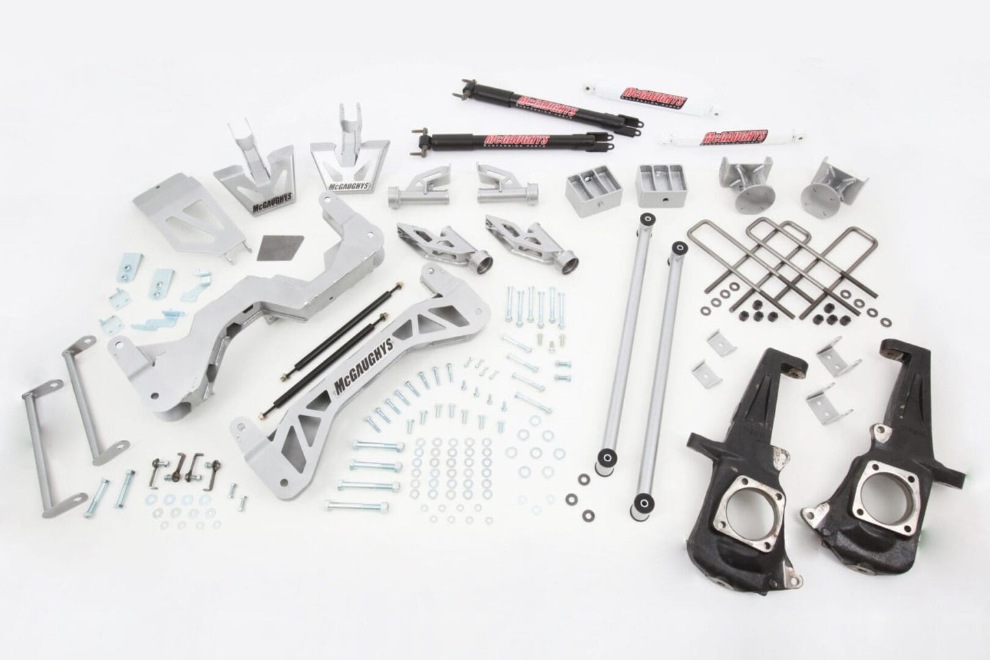 McGaughys 7-9 Inch Premium Lift Kit 2011-2019 Silverado/Sierra 3500 2WD Gas