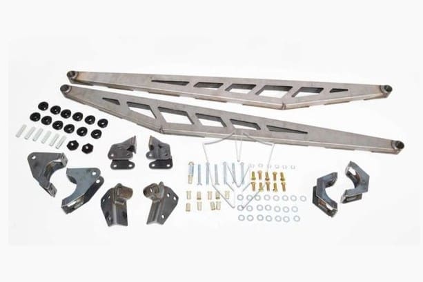 McGaughys Traction Bar Kit 2019-2024 Dodge Ram 3500 Raw Finish