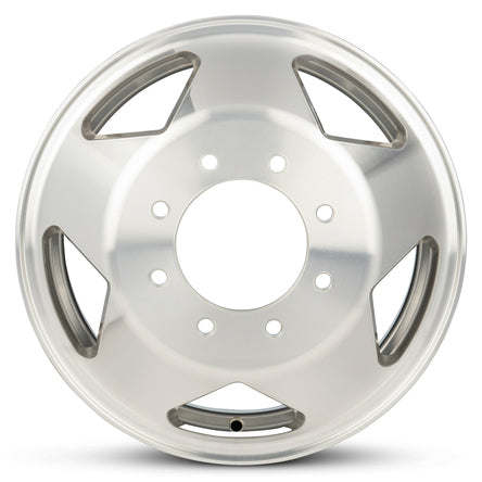 16x6 Road Ready RRW-3335B Silver DUALLY Wheel 8x170 (120mm)