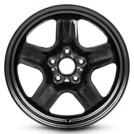17x6.5 Road Ready Wheels RRW-69625 Black Steel Wheel 5x4.5 (47mm)