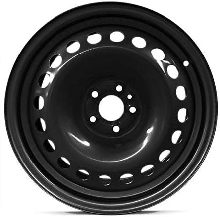 16x6.5 Road Ready Wheels RRW-2547B Black Steel Wheel 5x98 (39mm)
