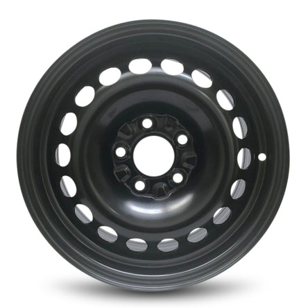 15x6.5 Road Roady RRW-8054 Black Steel Wheel 5x110 (43mm)