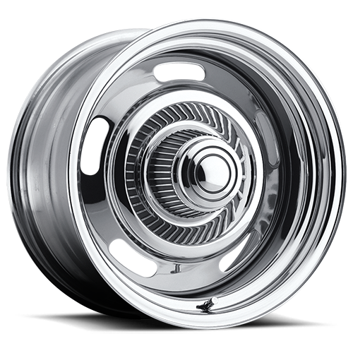15x10 American Muscle 57 Rally Chrome Wheel 6x5.5 (-32mm)