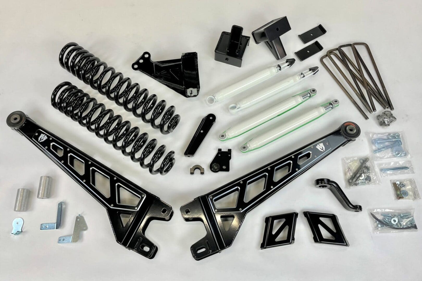 McGaughys 6 Inch Premium Lift Kit S/S Black 2017-2022 Ford F250 4WD