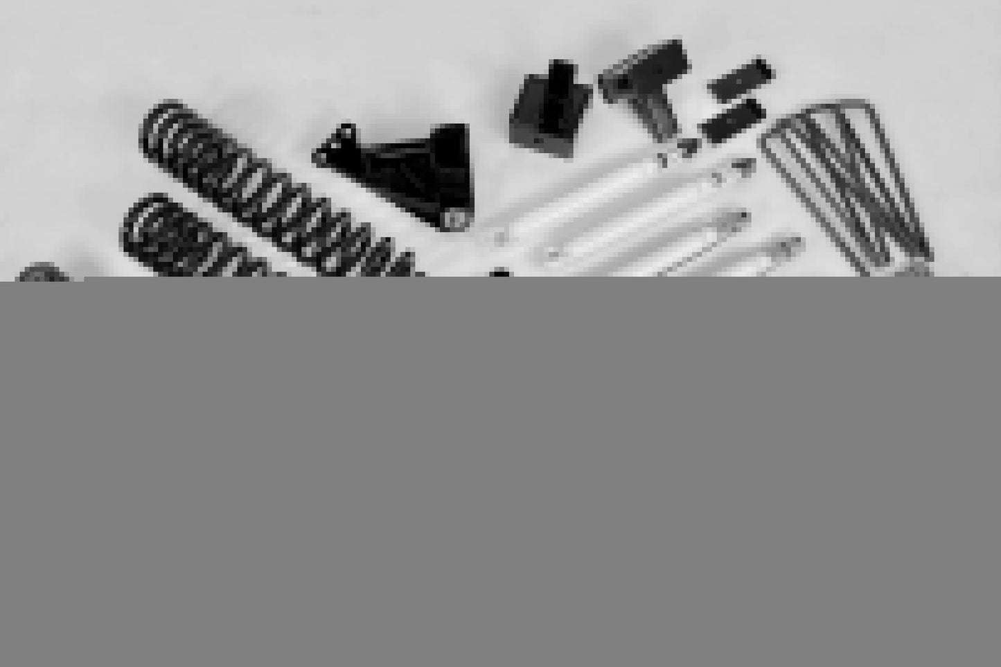 McGaughys 6 Inch Premium Lift Kit S/S Black 2017-2022 Ford F350 4WD