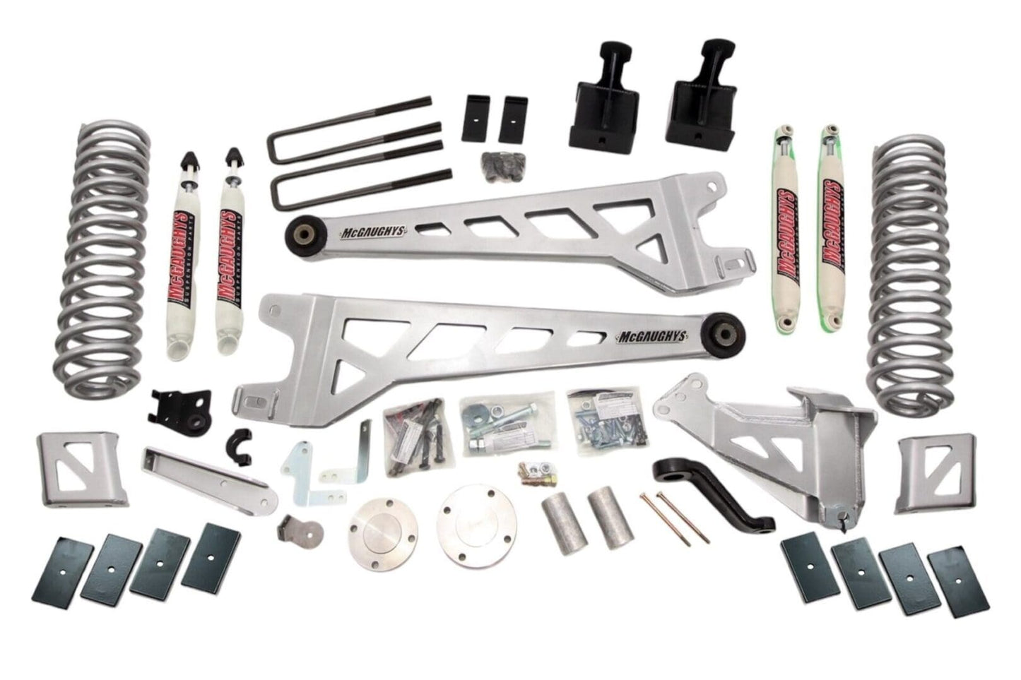 McGaughys 8 Inch Premium Lift Kit 2017-2022 Ford F350 4WD with Flange Style Rear Driveline