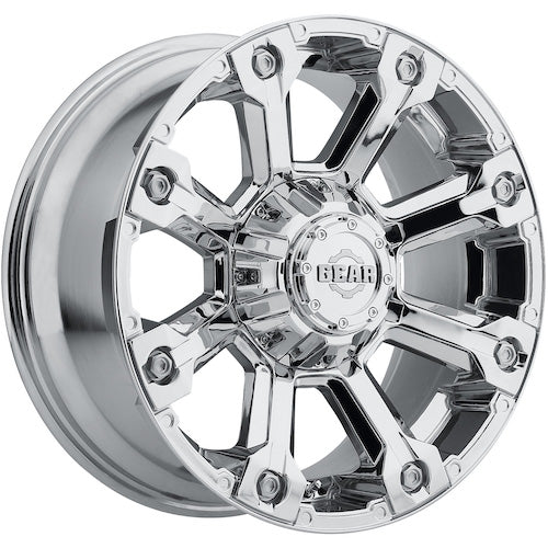 18x9 Gear Off Road 719C Backcountry Chrome Wheel 5x5/5x5.5 (10mm)