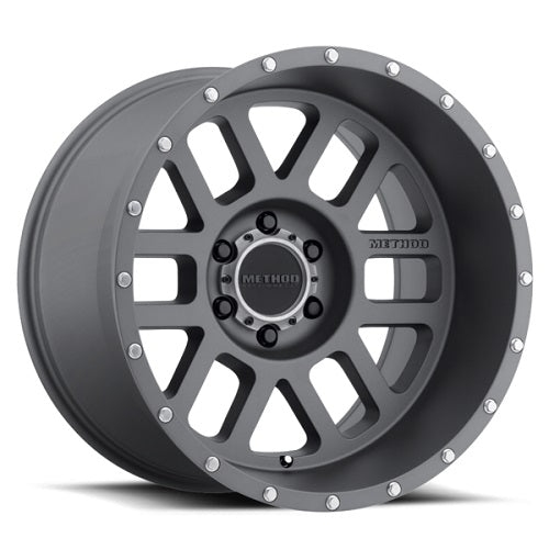 20x12 Method MR606 Mesh Titanium Wheel 8x6.5 (-52mm)