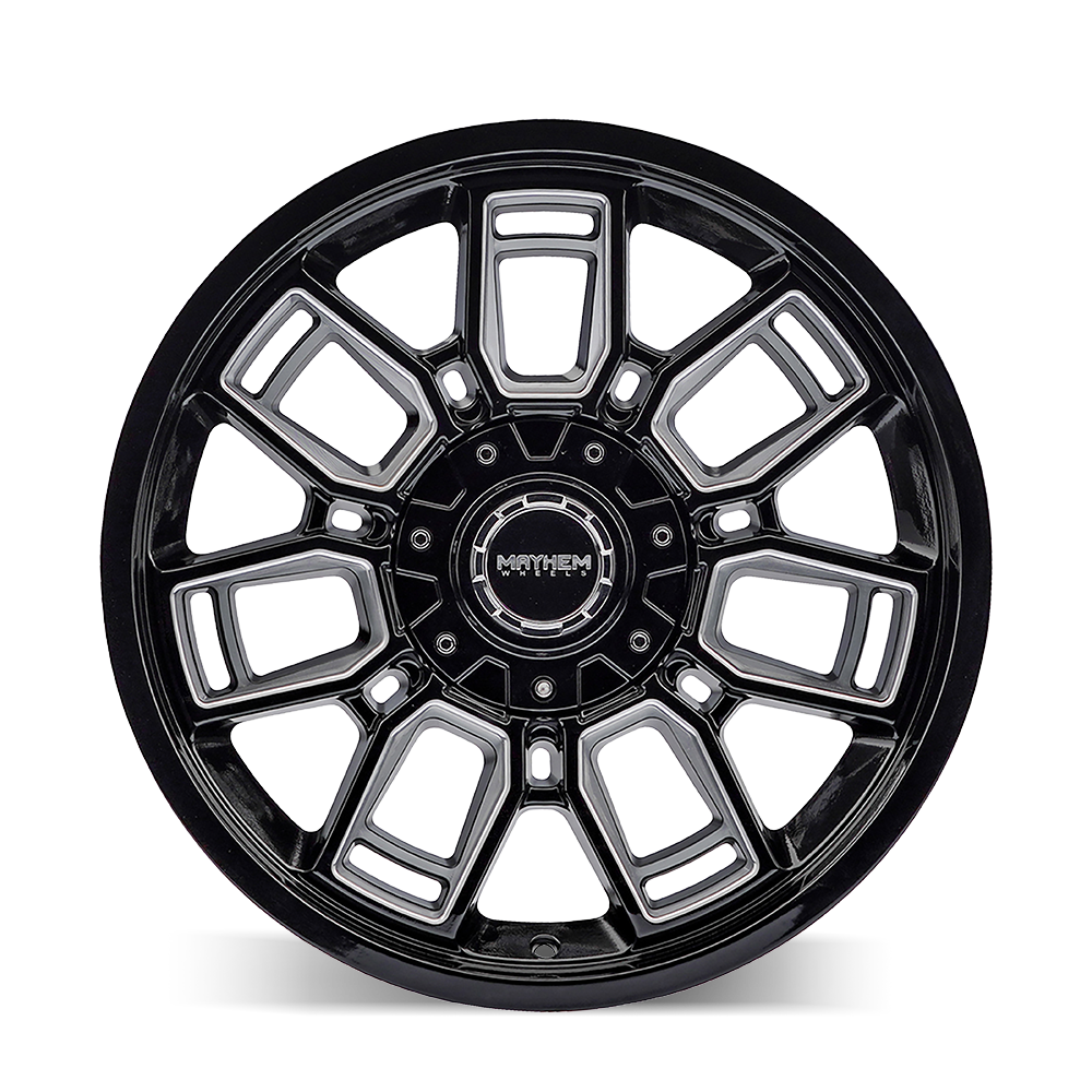 20x9 Mayhem Ordinance Gloss Black/Milled Wheel 6x135/6x5.5 (0mm)