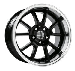 18x10 Performance Replicas 118B Gloss Black Center Mach Lip Wheel 5x4.5 (22mm)