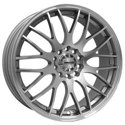 16x7 Maxxim 38S Maze Silver w/Machined Face Wheel 5x100 (40mm)