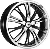 17x7 Konig 04MB Unknown Black Machined Wheel 4x100/4x4.25 (40mm)