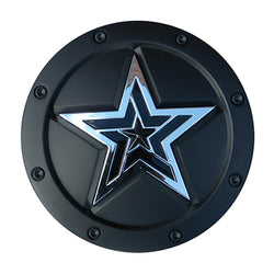 CAP-TC-END CAP-1 TIS DS / TIS END-CAP ONLY W/CHROME STAR LOGO (PKG OF 1)