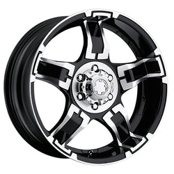 17x8 Ultra 194B Drifter Gloss Black W/Diamond Cut Wheel 6x4.5 (15mm)