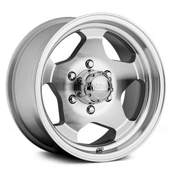 16x8 Ultra 50K Machined with Clear Coat Wheel 6x5.5 (-6mm)