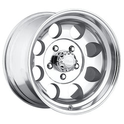 16x8 Pacer 164P LT Mod Polished Polished Wheel 8x6.5 (-6mm)