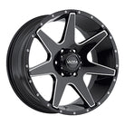 20x9 Ultra 205BM Tempest Gloss Black & Milled Wheel 8x6.5 (18mm)