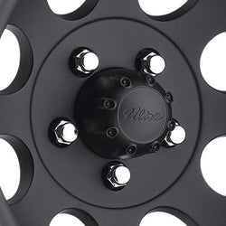 89-8014BOE PAC MATTE BLACK 8 LUG OPEN-END SHORT PUSH-THRU