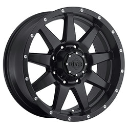 17x9 Gear Off Road 728B Overdrive Satin Black Wheel 8x6.5 (10mm)