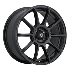 17x7.5 Konig 41B Runlite Matte Black Wheel 5x4.5 (35mm)