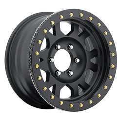 17x9 Ultra 103B X103 Xtreme Satin Black Beadlock Wheel 6x6.5 (-13.7mm)
