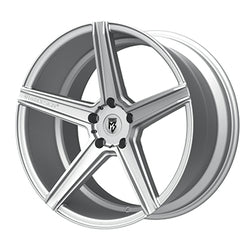 20x10.5 Fondmetal 189S KV1 Silver Wheel 5x120 (25mm)