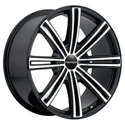 22x9.5 Cruiser Alloy 916MB Obsession Blk Mach Wheel 6x135/6x5.5 (25mm)