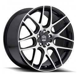 20x8.5 Motiv 409MB Magellan Blk Machine Wheel 5x115/5x120 (20mm)