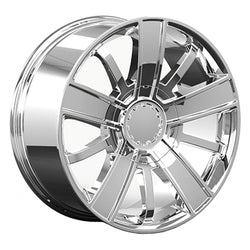 20x9 Performance Replicas 153S Bright Silver Wheel 6x5.5 (27mm)
