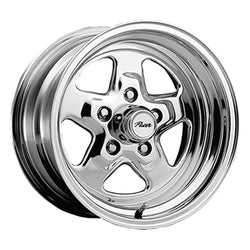 15x7 Pacer 521P Dragstar Polished Wheel 4x4.25 (20mm)