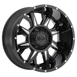 20x10 Gear Off Road 742BM Kickstand Black Milled Wheel 8x170 (-25mm)