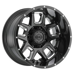 20x12 Gear Off Road 743BM Armor Black Milled Wheel 6x135/6x5.5 (-44mm)