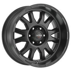 17x8.5 Ultra 108SB X108 Xtreme Satin Black Wheel 5x4.5 (-6mm)
