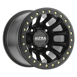 15x10 Ultra 117SB UTV BEADLOCK Satin Black Wheel 4x137 (-19mm)