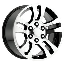 18x8.5 Performance Replicas 175BM Gloss Black Machined Face Wheel 6x5.5 (24mm)