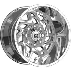20x10 Dropstars 652C Chrome Wheel 5x5.5/5x150 (-25mm)