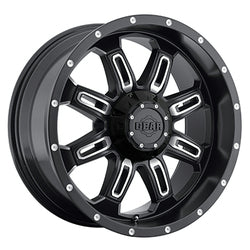 18x9 Gear Off Road 725MB Dominator Black Machined Wheel 6x5.5/6x135 (18mm)