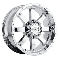 18x9 Gear Off Road 726C Big Block Chrome Plated Wheel 8x180 (18mm)