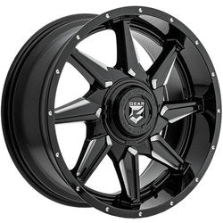 20x10 Gear Off Road 751BM Wrath Gloss Black Wheel 6x135 (-25mm)