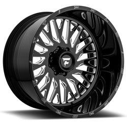 24x12 Fittipaldi Offroad FTF07 Alpha Black Milled Wheel 6x5.5 (-51mm)