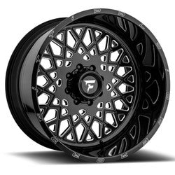 22x12 Fittipaldi Offroad FTF10 Alpha Black Milled Wheel 6x5.5 (-51mm)