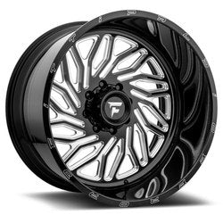 22x12 Fittipaldi Offroad FTF13 Alpha Black Milled Wheel 8x6.5 (-51mm)