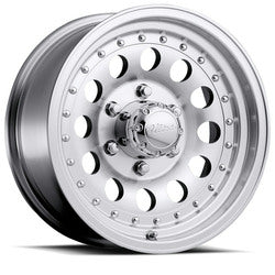 15x7 Ultra 062 Smooth Mod Trailer Machined with Clear Coat Wheel 6x5.5 (mm)