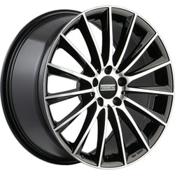19x9 Fondmetal 195MB Aidon Gloss Black Machined Wheel 5x112 (44mm)