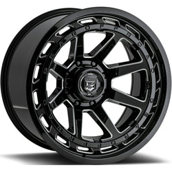 22x10 Gear Off Road 754BM Gloss Black w/Machined Face Wheel 5x5.5 (-12mm)