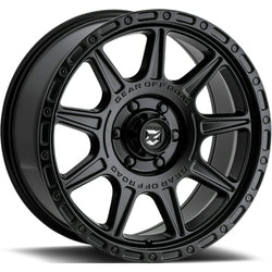 17x9 Gear Off Road 759SB Satin Black Wheel 6x5.5 (-12mm)