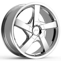 18x7.5 Pacer 791C Essence Chrome Plated Wheel 5x4.5 (42mm)