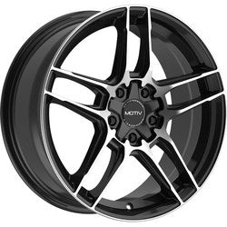 19x8.5 Motiv 434MB Matic Gloss Black Machined Face Wheel 5x4.5 (40mm)