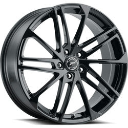 18x8 Platinum 463BK Valor Gloss Black Wheel 5x100 (35mm)