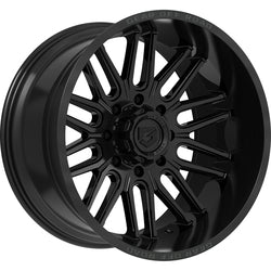 20x10 Gear Off Road 766B Gloss Black w/Lip Logo Wheel 5x5 (-12mm)